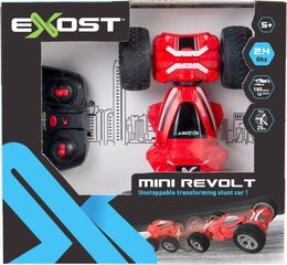 Трюковая машинка Exost Mini Revolt с дистанционным управлением, красная цена и информация | Игрушки для мальчиков | pigu.lt