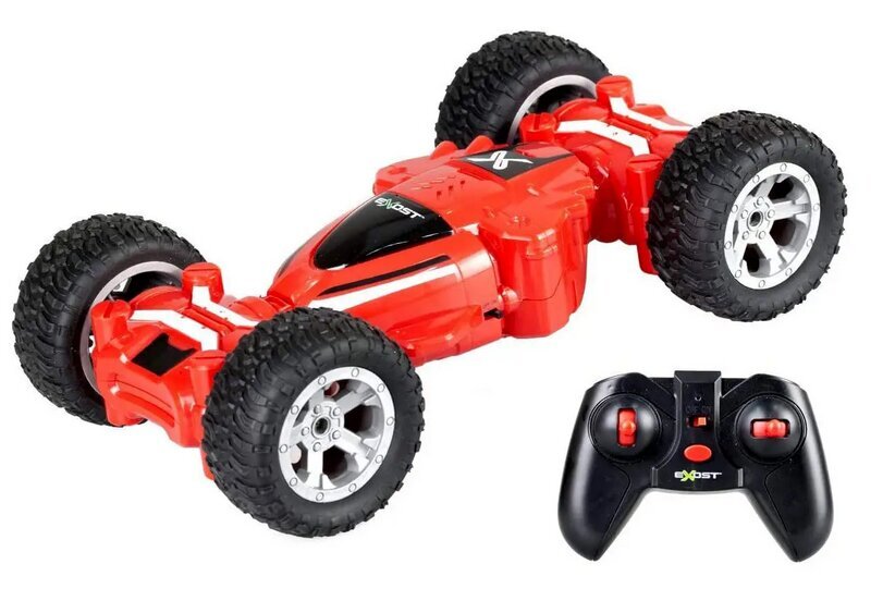 Pulteliu valdoma triukų mašinėlė Exost Mini Revolt, raudona kaina ir informacija | Žaislai berniukams | pigu.lt