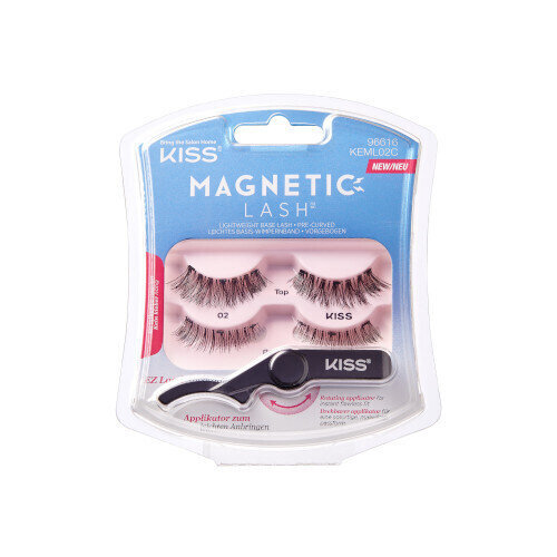 Magnetinės blakstienos Kiss Magnetic Las, 1 vnt kaina ir informacija | Priklijuojamos blakstienos, blakstienų rietikliai | pigu.lt