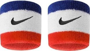 Raiščiai Riešui Nike Swoosh N0001565620, 2 vnt. kaina ir informacija | Futbolo apranga ir kitos prekės | pigu.lt