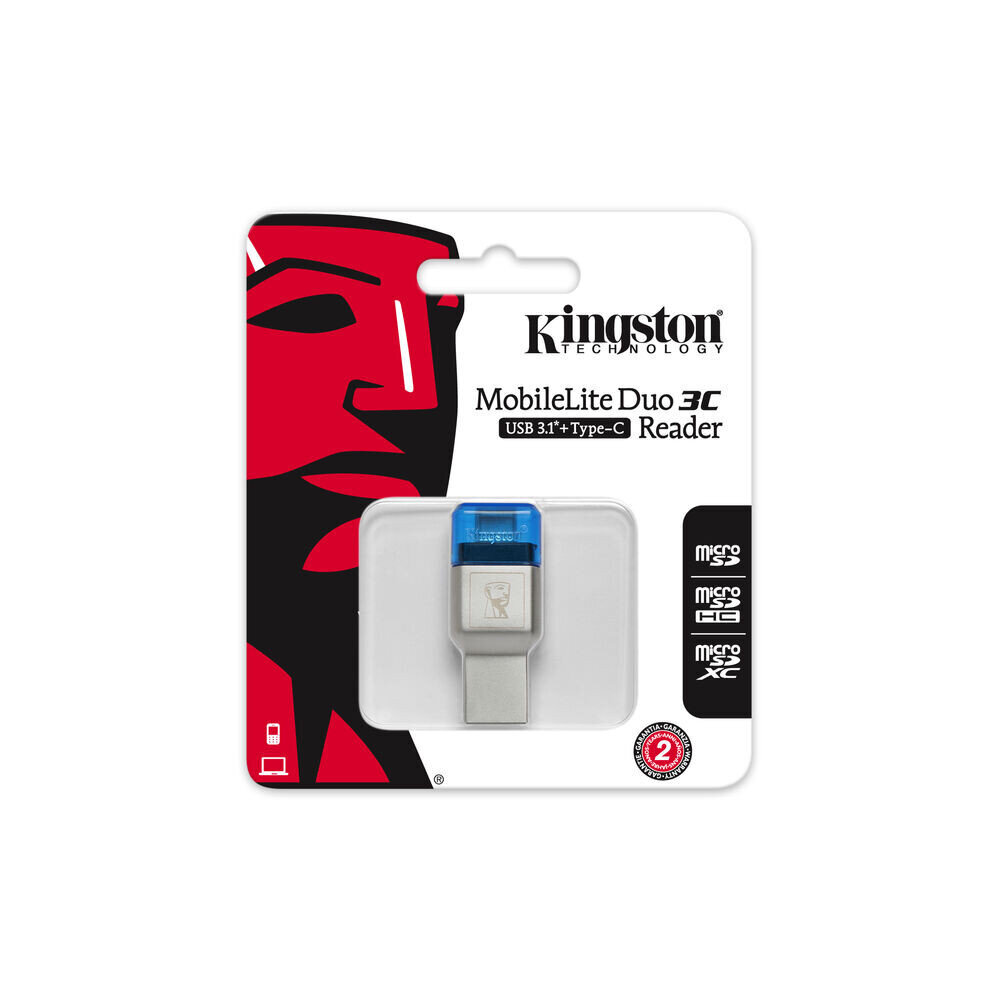 Kingston USB micro-SD USB3.1 kaina ir informacija | Atminties kortelės telefonams | pigu.lt