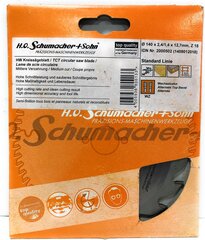 Пильный диск по дереву Ø 140 x 2,4/1,4 x 12.7 мм, Z-18 H.O Schumacher+Sohn цена и информация | Механические инструменты | pigu.lt