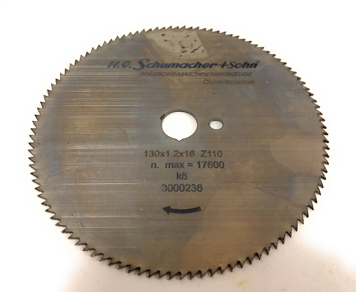 Medžio pjovimo diskas Ø130 x 1.2 x 16mm, Z-110 H.O Schumacher+Sohn kaina ir informacija | Mechaniniai įrankiai | pigu.lt