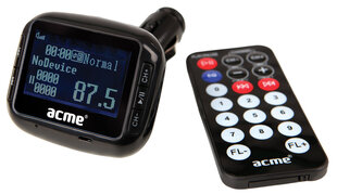 ACME AF200-01 MP3 grotuvo radijo siųstuvas su automobilio ekranu, USB prievadu + nuotolinio valdymo pultu kaina ir informacija | FM moduliatoriai | pigu.lt