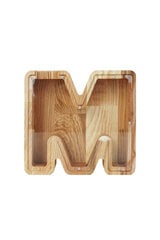 Деревянная копилка буква «M» цена и информация | Оригинальные копилки | pigu.lt