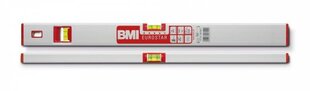 Уровень с магнитами BMI Eurostar (60 см), толщина стенок 1,5 мм цена и информация | Механические инструменты | pigu.lt