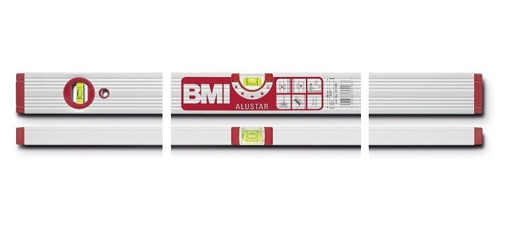 Gulsčiukas BMI Alustar (100 cm), sienelės storis 1,6 mm цена и информация | Mechaniniai įrankiai | pigu.lt