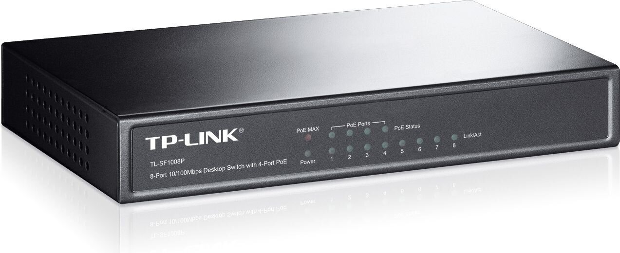 Komutatorius TP-LINK TLSF1008P kaina ir informacija | Komutatoriai (Switch) | pigu.lt