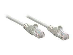 Кабель Intellinet Cat5e U/UTP 10m, серый, RJ-45 M/M цена и информация | Кабели и провода | pigu.lt