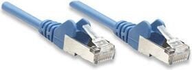 Сетевой кабель Intellinet Cat6 UTP, 1 м, синий, 100% медь цена и информация | Кабели и провода | pigu.lt