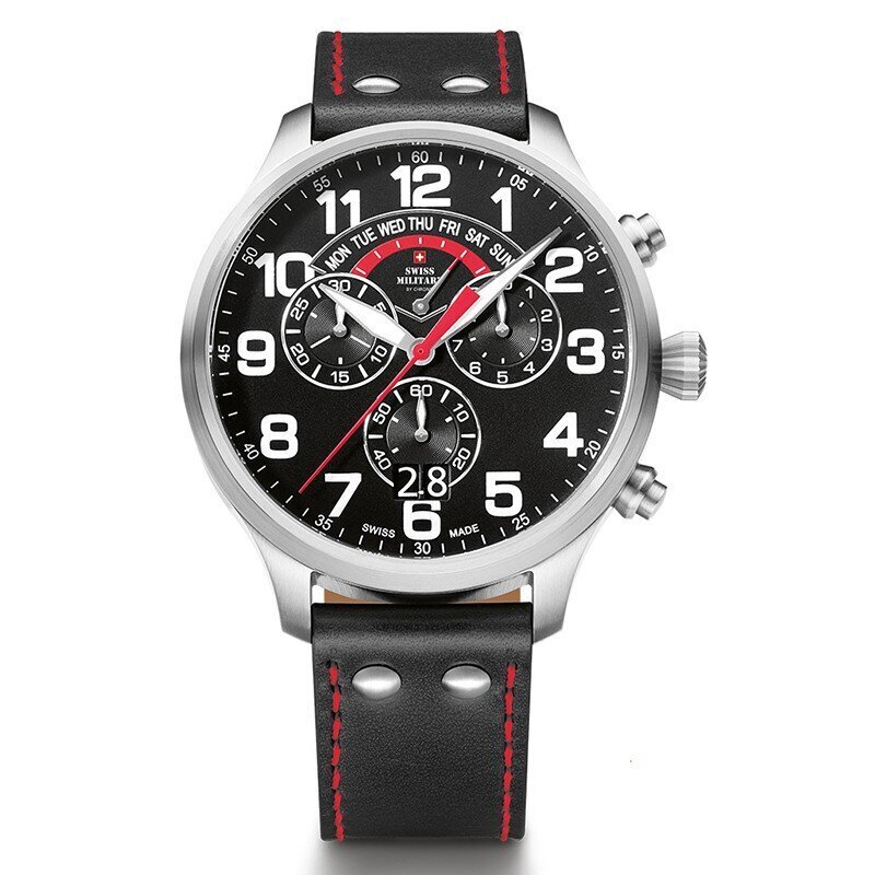 Vyriškas laikrodis Swiss Military by Chrono SM34038.01 kaina ir informacija | Vyriški laikrodžiai | pigu.lt