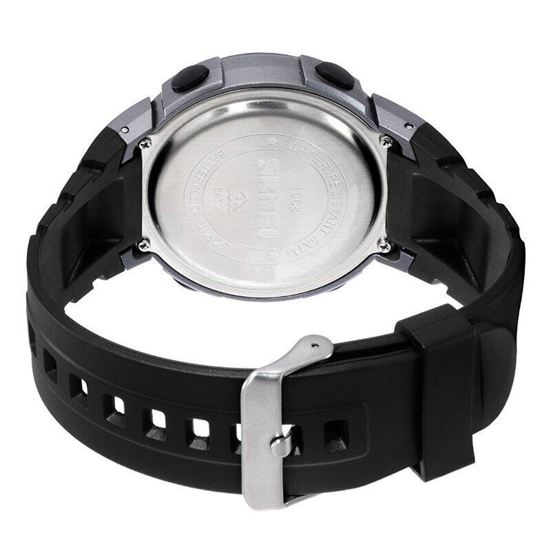 Vyriškas laikrodis Skmei DG1068BK Titanium kaina ir informacija | Vyriški laikrodžiai | pigu.lt
