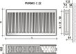 Radiatorius PURMO C 22 600-1000, pajungimas šone цена и информация | Radiatoriai, konvektoriai | pigu.lt