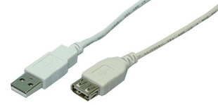 Logilink USB 2.0 extensio cable, USB A f цена и информация | Кабели и провода | pigu.lt
