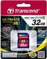 Transcend TS32GSDHC10U1 kaina ir informacija | Atminties kortelės fotoaparatams, kameroms | pigu.lt