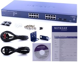 Netgear GS716T-300EUS цена и информация | Коммутаторы (Switch) | pigu.lt