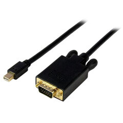 Startech Mini DisplayPort/VGA, 3 m kaina ir informacija | Kabeliai ir laidai | pigu.lt