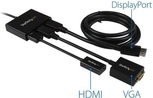 Адаптер Startech MSTDP123DP           DisplayPort x 3 цена и информация | Коммутаторы (Switch) | pigu.lt