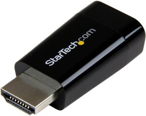 HDMI-адаптер Startech HD2VGAMICRO          Чёрный цена и информация | Адаптеры, USB-разветвители | pigu.lt