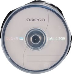 Omega DVD+R 4,7GB 16x 25шт цена и информация | Виниловые пластинки, CD, DVD | pigu.lt
