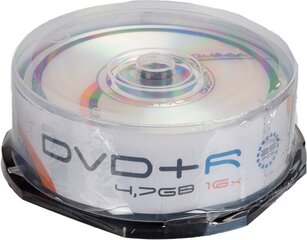 Omega Freestyle DVD+R 4,7GB 16x 25шт цена и информация | Виниловые пластинки, CD, DVD | pigu.lt