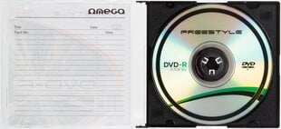 Omega Freestyle DVD-R 4,7GB 16x Slim цена и информация | Виниловые пластинки, CD, DVD | pigu.lt