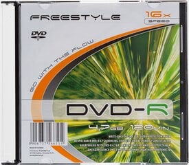 Omega Freestyle DVD-R 4,7GB 16x Slim цена и информация | Виниловые пластинки, CD, DVD | pigu.lt