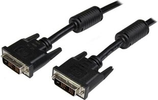 Цифровой видео кабель DVI-D Startech DVIDSMM3M            3 m Чёрный цена и информация | Кабели и провода | pigu.lt
