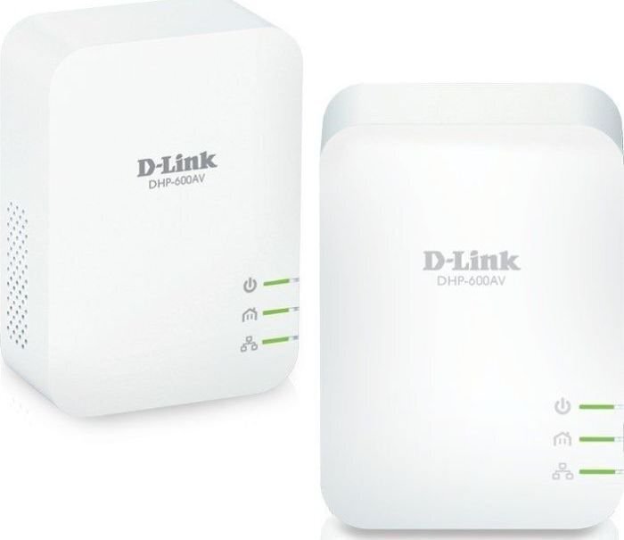 Adaptor PowerLan d-link PowerLine AV2 1000 HD kaina ir informacija | Maršrutizatoriai (routeriai) | pigu.lt