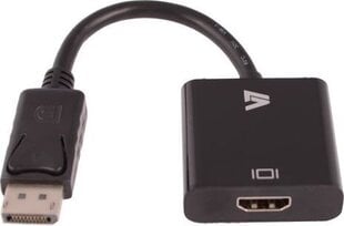 Адаптер для DisplayPort на HDMI V7 CBLDPHD-1E           Чёрный цена и информация | Адаптеры, USB-разветвители | pigu.lt