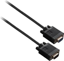VGA-кабель V7 V7E2VGAXT-03M-BK     3 m Чёрный цена и информация | Кабели и провода | pigu.lt