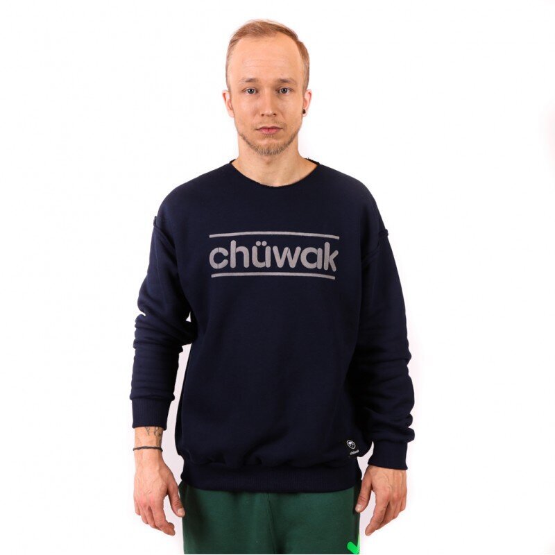 Džemperis Chuwak Crew Neck Blue Unisex цена и информация | Džemperiai vyrams | pigu.lt