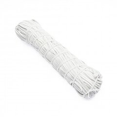 Megzta elastinė juostelė (guma) 4 mm, spalva balta, 100 m kaina ir informacija | Dovanų pakavimo priemonės | pigu.lt