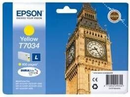 Epson T7034  Ink cartrige, Yellow цена и информация | Картриджи для струйных принтеров | pigu.lt