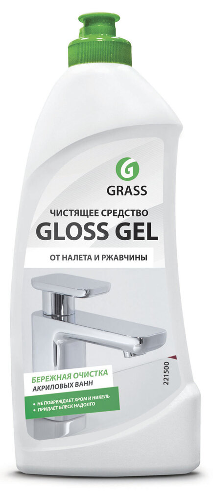 GLOSS-GEL, rūgštinis tualetų ir vonios valiklis, 500ml kaina ir informacija | Valikliai | pigu.lt