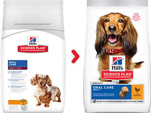 Hill's Sience Plan Oral Care Adult ėdalas šunims su vištiena, 2 kg kaina ir informacija | Sausas maistas šunims | pigu.lt