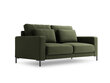 Dvivietė sofa Interieurs86 Seine, tamsiai žalia цена и информация | Sofos | pigu.lt