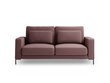 Dvivietė sofa Interieurs86 Seine, rožinė kaina ir informacija | Sofos | pigu.lt