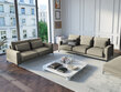 Trivietė sofa Interieurs86 Seine, smėlio spalvos kaina ir informacija | Sofos | pigu.lt