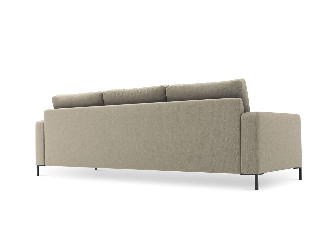 Trivietė sofa Interieurs86 Seine, smėlio spalvos kaina ir informacija | Sofos | pigu.lt