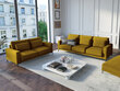 Trivietė sofa Interieurs86 Seine, geltona цена и информация | Sofos | pigu.lt