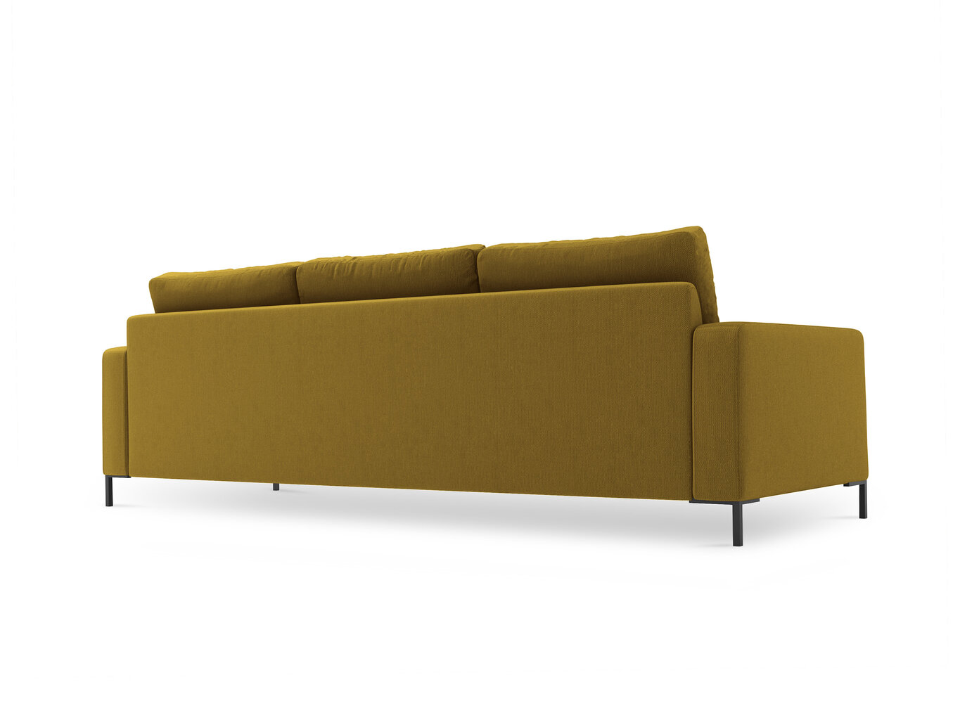 Trivietė sofa Interieurs86 Seine, geltona цена и информация | Sofos | pigu.lt