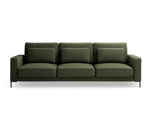 Trivietė sofa Interieurs86 Seine, tamsiai žalia kaina ir informacija | Sofos | pigu.lt
