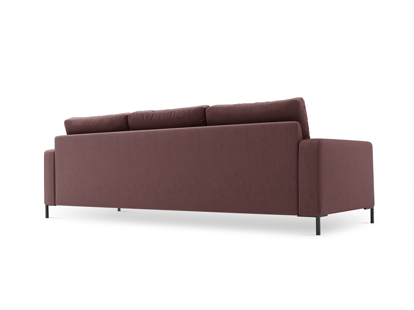 Trivietė sofa Interieurs86 Seine, rožinė kaina ir informacija | Sofos | pigu.lt