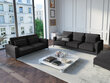 Trivietė sofa Interieurs86 Seine, tamsiai pilka kaina ir informacija | Sofos | pigu.lt