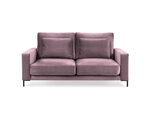 Dvivietė aksominė sofa Interieurs86 Seine, rožinė