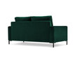 Dvivietė aksominė sofa Interieurs86 Seine, žalia цена и информация | Sofos | pigu.lt