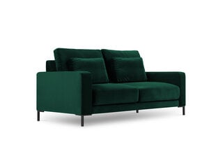 Dvivietė aksominė sofa Interieurs86 Seine, žalia kaina ir informacija | Interieurs86 Baldai ir namų interjeras | pigu.lt