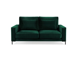 Dvivietė aksominė sofa Interieurs86 Seine, žalia kaina ir informacija | Sofos | pigu.lt