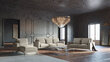 Trivietė aksominė sofa Interieurs86 Seine, smėlio spalvos kaina ir informacija | Sofos | pigu.lt